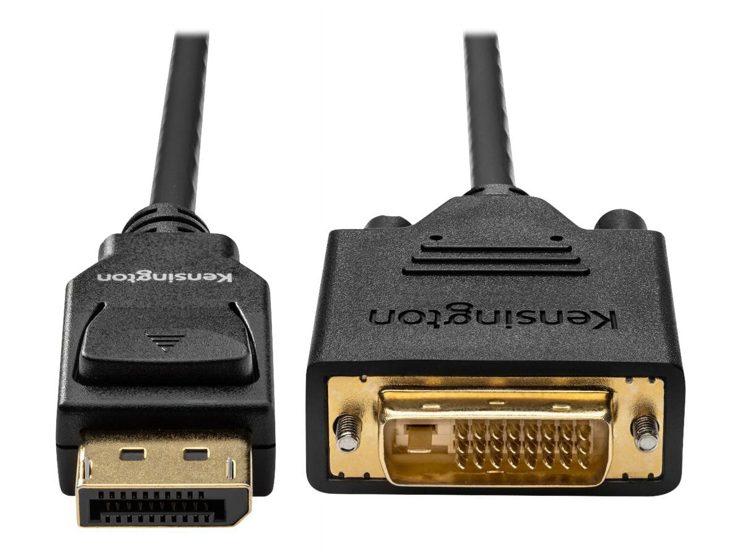 Kensington Computer K33023WW 6 ft. Displayport 1.1 Male to Dvi-D Male Passive Cable