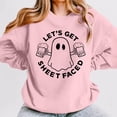 thumbnail image 2 of EHQJNJ Sweatshirts pour Femmes Graphique Café Imprimé Col Rond Manches Longues Hoodie Pull Top Sweatshirts pour Femmes avec Poches Sweatshirts Fantaisie pour Femmes, 2 of 4