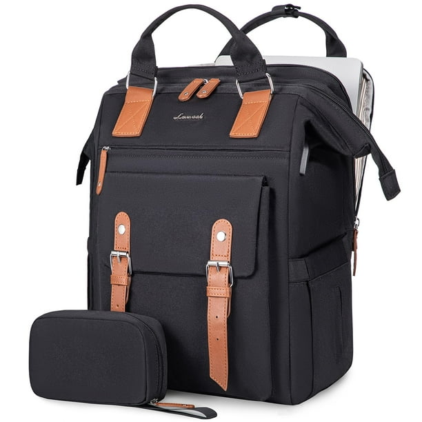 Mochila para portátil LOVEVOOK Women Teacher de 15,6 pulgadas con puerto USB