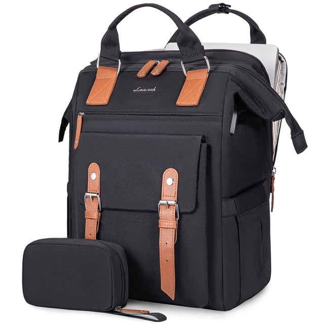 Mochila para portátil LOVEVOOK Women Teacher de 15,6 pulgadas con puerto USB