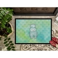 thumbnail image 3 of Polkadot Hippopotamus Watercolor Doormat 24x36, 3 of 4
