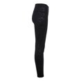 thumbnail image 2 of TriDri - Leggings largos de entrenamiento estampado camuflaje para mujer señora (Camuflaje Negro), 2 of 4