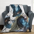 thumbnail image 4 of Pokemon Lucario Throw Blanket Cute Flannel for Boys Girls Men Women, 4 of 7
