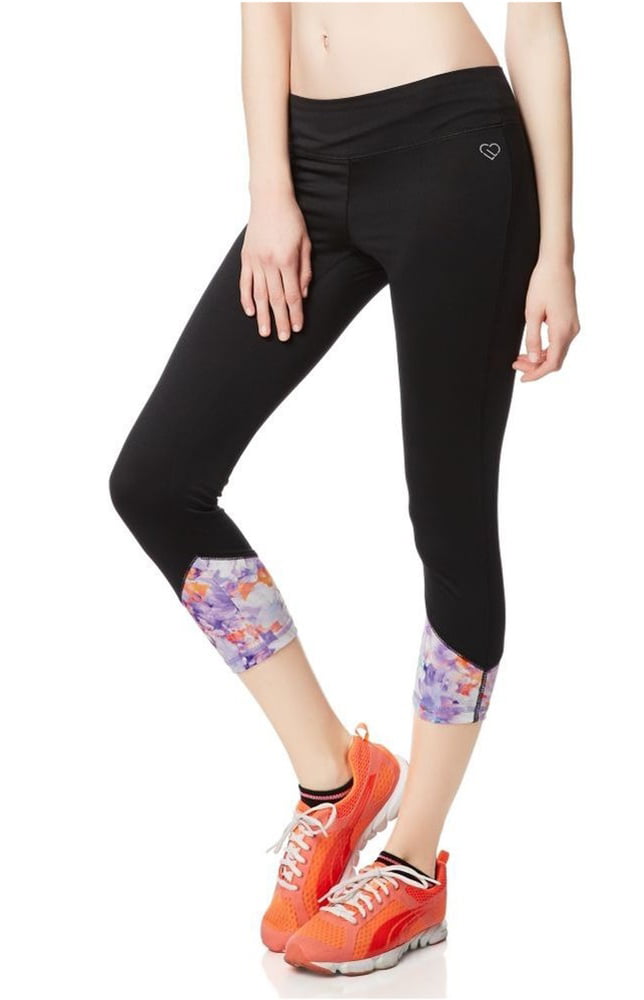 Aeropostale Womens Floral Stripe Legging Athletic Track Pants 