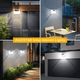 thumbnail image 4 of Luz solar de seguridad para exteriores, iluminación de todos los lados, para jardín, césped (1 paquete), 4 of 5