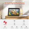 thumbnail image 2 of Frameo 10.1 Inch WiFi Digital Picture Frame, 1280x800 HD IPS Touch Screen Photo Frame Electronic, 32GB Memory, Auto-Rotate, Wall Mountable, Share Photos/Videos Instantly via Frameo App from Anywhere, 2 of 13