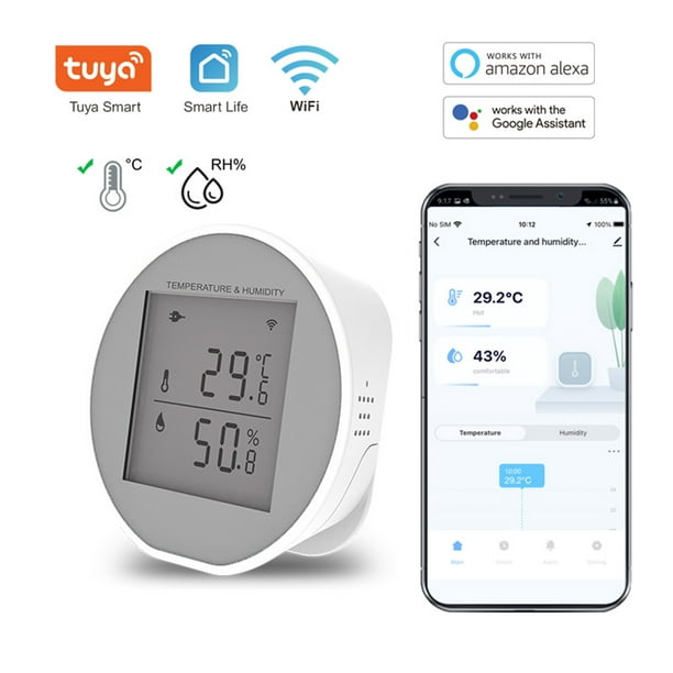 Tuya – Capteur Wifi Intelligent De Température Et D'humidité
