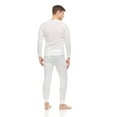 thumbnail image 5 of 2 Piece Thermal Sets for Men, Base Layer Long Johns Underwear, Top & Bottom, Cotton, Solid Colors, 5 of 5