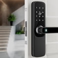 thumbnail image 3 of GETAJGHSD Stainless Steel Door Security Covers Door Latch Guard Silver 1Set, 3 of 7