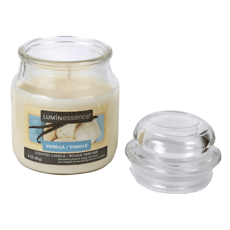 Vanilla Candle Jars - Vanilla Scented Candles for Home 8 Pack - Small Glass  Jars 3 oz 
