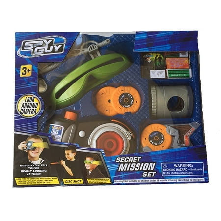 10 Piece Toy Secret Mission Set With Look Around Camera, Look around camera - Add the secret lens to look to the right or left By Spy