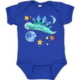 thumbnail image 3 of Inktastic Stegosaurus Space Dinosaur with Stars and Planet Boys or Girls Baby Bodysuit, 3 of 5