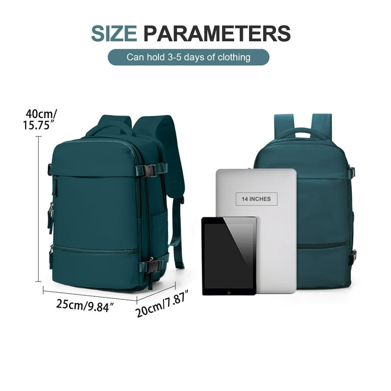 Lightweight Travel Backpack Simple Carry On Backpack with Shoe