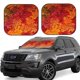 thumbnail image 1 of Balery Autumn Leaf Parasol para parabrisas de coche de 2 piezas | Parasol plegable para parabrisas delantero de coche para la mayoría de sedanes-Large, 1 of 6