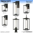 thumbnail image 7 of Minka Lavery Trescott 20" High Black Outdoor Wall Light, 7 of 7