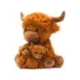 thumbnail image 5 of Hugs & Cuddles™ Fluffy Fam 10” Highland Cow Mommy & Babies Plush Set, 5 of 6