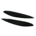 thumbnail image 1 of Headlight Eyebrow, Protective Headlamp Cover  For Cars Glossy Black,Carbon Fiber Style, 1 of 8