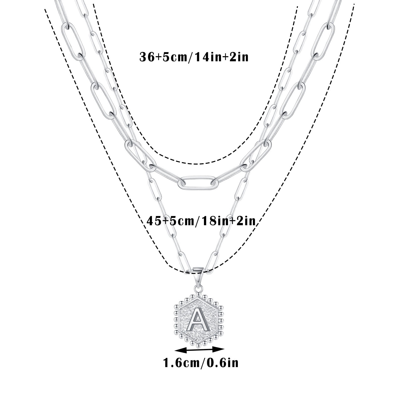 x - Stainless Steel Gothic Initial Alphabet Pendant Necklace (Gold