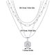 thumbnail image 3 of Dainty Silver Initial Necklaces for Women Silver Necklaces for Women A Z 26 Alphabet Initial Necklaces for Teen Girls Jewelry, 3 of 4