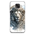 thumbnail image 1 of MUNDAZE Motorola Moto G Power 2021 Abstract Lion Sculpture Shockproof Clear Hybrid Protective Phone Case Cover, 1 of 5