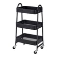 thumbnail image 1 of Carrito de Baño Strade Fareast Limited con Ruedas Organizador de Unidades para Dormitorio Cocina Color Negro, 1 of 8