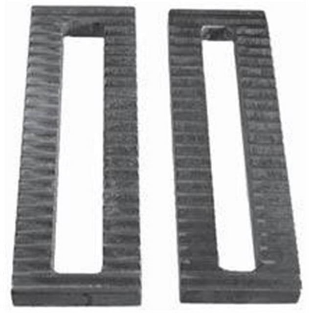 0.5 x 2 x 6 Po. Assiette en Acier Dentelé