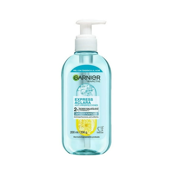 Limpiador purificante Garnier skin active anti imperfecciones 200 ml