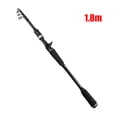 thumbnail image 3 of Ultraleichte Angelrute Carbon Teleskop-Baitcasting-Angelrute (1,8 m) Likrtyny Para estrenar, 3 of 9