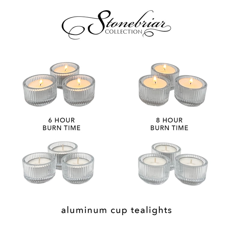 Stonebriar Tea Light Candles, 100 Pack, 8 Hour Burn photo 2