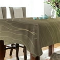 thumbnail image 3 of GZHJMY Unbreakable Square Tablecloths with Dust and Wrinkle Resistance-54x72In,Luxury Gold Wedding Kitchen Picnic Buffet Holiday Party Decoration, 3 of 7