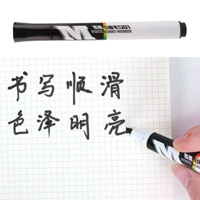 Cqxid Fer à Friser pour Crayons à Moins de 5 $ Marqueurs Stylo 1 Paquet Marqueurs de Tableau Blanc Rechargeables Conception à Couvercle Rabattable Marqueur de Tableau Blanc Pointe Moyenne Stylos de Marquage pour Classe Réunion Maison Bleu 1 ml