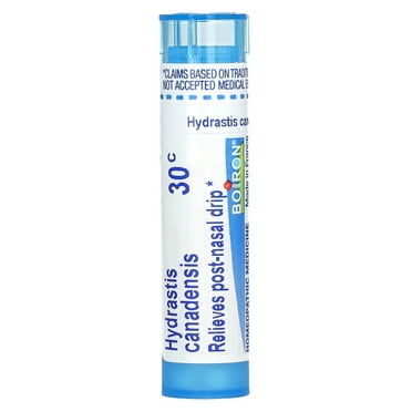 Boiron Hydrastis Canadensis 30C, Homeopathic Medicine for Post-Nasal Drip, 80 Pellets