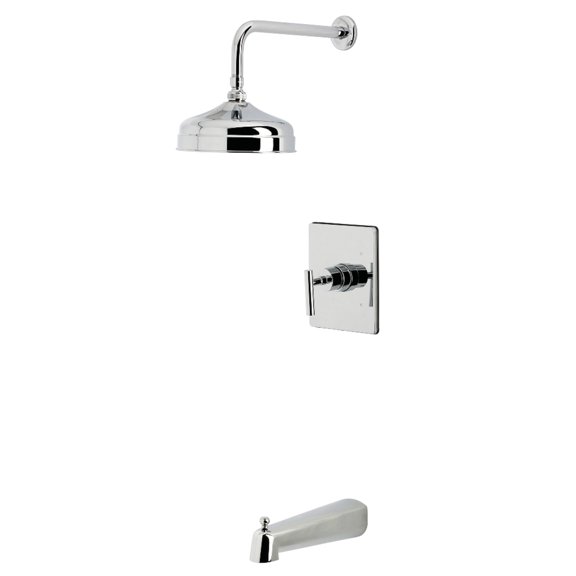 Kingston Brass KB6341CML Manhattan Single-Handle Pressure Balanced Tub and Shower Faucet, Polished Chrome