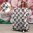 thumbnail image 4 of White Cow Oval Face Pattern Luggage Cover Fashion Suitcase Cover Baggage Covers Fit 25-28 Inch Luggage (Go Travel), 4 of 5
