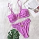 thumbnail image 2 of Mujeres verano moda sólido tanque Sexy dos piezas Metal Bikini traje de baño traje de baño Fridja nalpqowj57935, 2 of 6