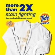 Tide Simply Laundry Detergent Liquid, Oxi Boost + Ultra Stain Release, Refreshing Breeze Scent, 129 fl oz, 96 Loads