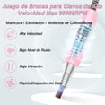 thumbnail image 4 of Torno El&eacute;ctrico para U&ntilde;as | Taladro de U&ntilde;as M&aacute;quina | Taladro para U&ntilde;as Profesional con Kit de Brocas Herramienta De Manicura Pulidora El&eac, 4 of 8
