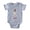 Heather Gray, variant on CafePress - FIN Jrt Nice - Cute Infant Baby Football Bodysuit