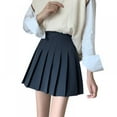 thumbnail image 2 of Pleated Skirt Anti-glare Thin College Style Skirt Is Thinner Student Ladies Skirt, 2 of 3