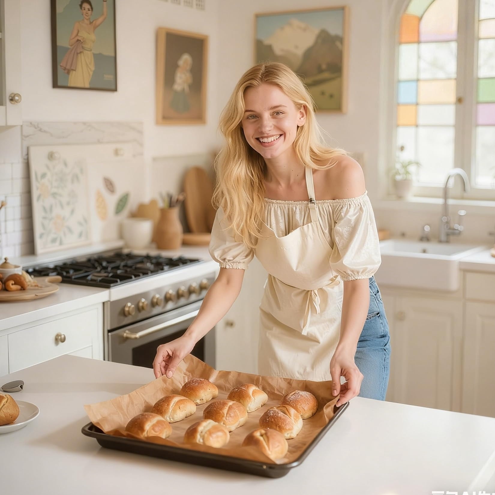200 Count Parchment Paper Sheets – Unbleached Non-Stick Baking Sheets, Precut Baking Paper for Oven, Air Fryer, Cooking, Available in Multiple Sizes