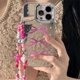 thumbnail image 5 of Funda para teléfono móvil Apple 14Pro con lazo para iPhone 13, 11, 3 en 1, espejo, cadena para teléfono móvil 12Pro, 5 of 6