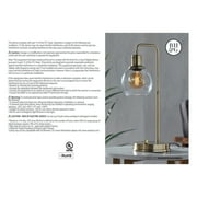 Better Homes & Gardens G25 Vintage LED Clear Globe Light Bulb, 40 Watts Equivalent, 4.5 Watts Efficient, Dimmable, 2175K, Amber Finish - 2 Pk