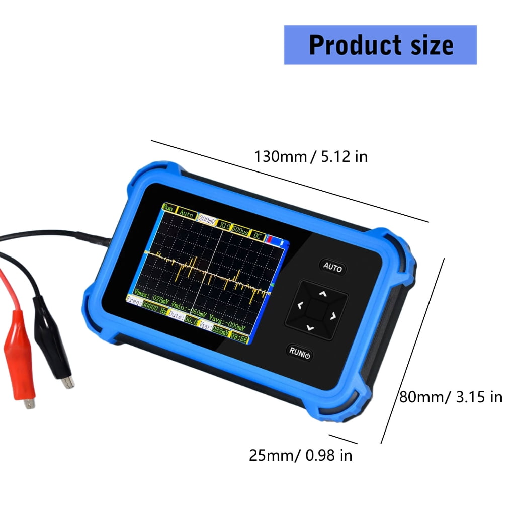Digital Handheld Oscilloscope 1MHz to 930MHz Frequency Ranges 1MHz Bandwidth