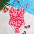 thumbnail image 2 of Gubotare Swim Suits for Teen Girls Girls One Piece Swimsuits Cute Rainbow Ruffle Swim Suits Girls Bathing Suit Big Kids Summer Beach Swimwear Size 15-16 (Red,15-16 Years), 2 of 7