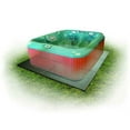 thumbnail image 4 of Confer Plastics Handi Spa Pad 32"x48" Connectable Hot Tub Mat, Gray, 3 Pack, 4 of 4