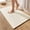 Beige, variant on Bathroom Rugs Waffle Bathroom Runner,Super Soft Absorbent Non Slip Bath Mat Beside Tub Rubber Backed Machine Washable Bathroom Rugs with Tassels Boho Bathroom Decor,White 16"x24"