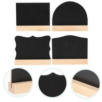 KALLORY  4 Pcs Easel Chalkboard Sign School Small Blackboard