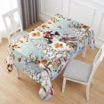thumbnail image 6 of Christmas Snowman Table Cloth Waterproof Tablecloths, Xmas Tree Snowflake Eucalyptus Tablecloth Dining Table Cover for Kitchen Party Tabletop Outdoor, Rectangle Tablecloth 60x120 Inch, 6 of 9