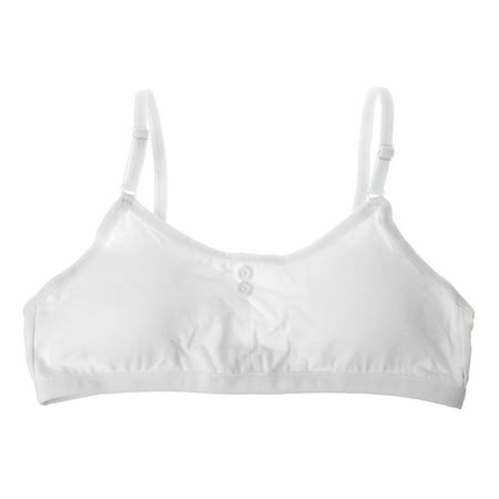 

HIABIO Young Girls Training Bra Kids Vest Teens Solid Color Underwear Children Bras