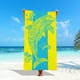 thumbnail image 5 of Toalla de playa, toallas de baño, toalla de playa rectangular, toalla de fibra fina, tapete de playa, toalla de baño, chal, absorbente de agua, portátil y secante para todas las estaciones, tamaño uni, 5 of 7